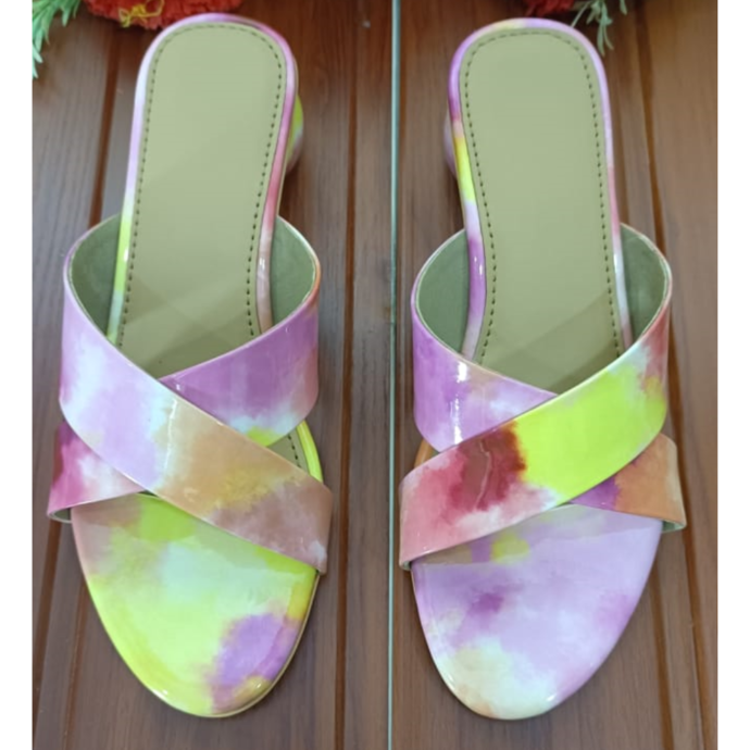 Tie-Die cross Matka Heel -chicshah